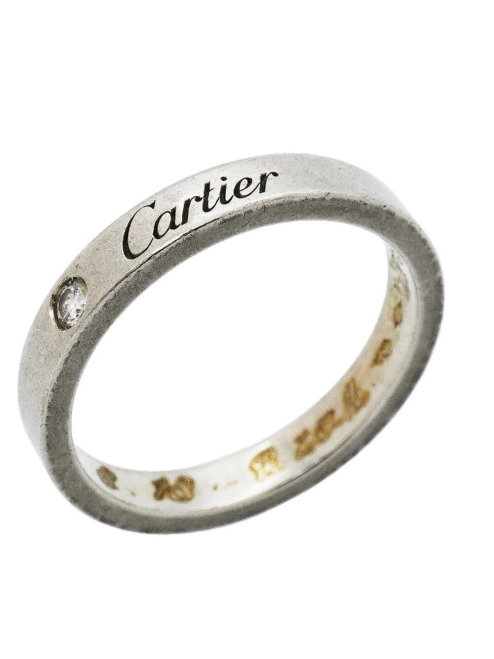 Cartier Ring C de Cartier Platinum Diamond